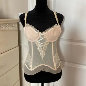 Sophie B. Cream Lace Bustier